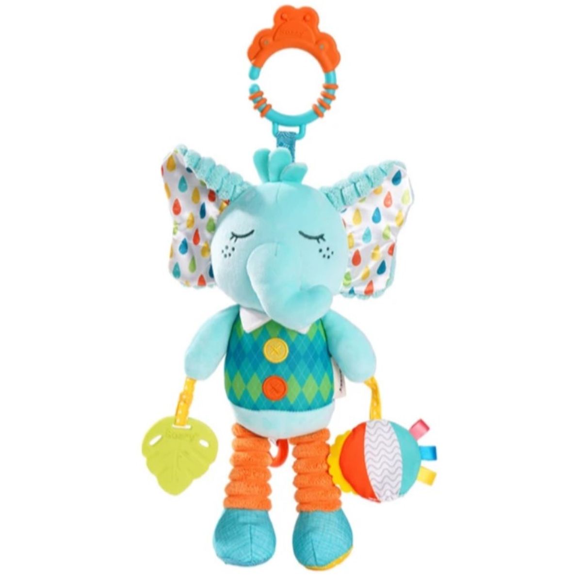 GENERICO - Colgante Sozzy - Peluche estimulador para bebés - elefante