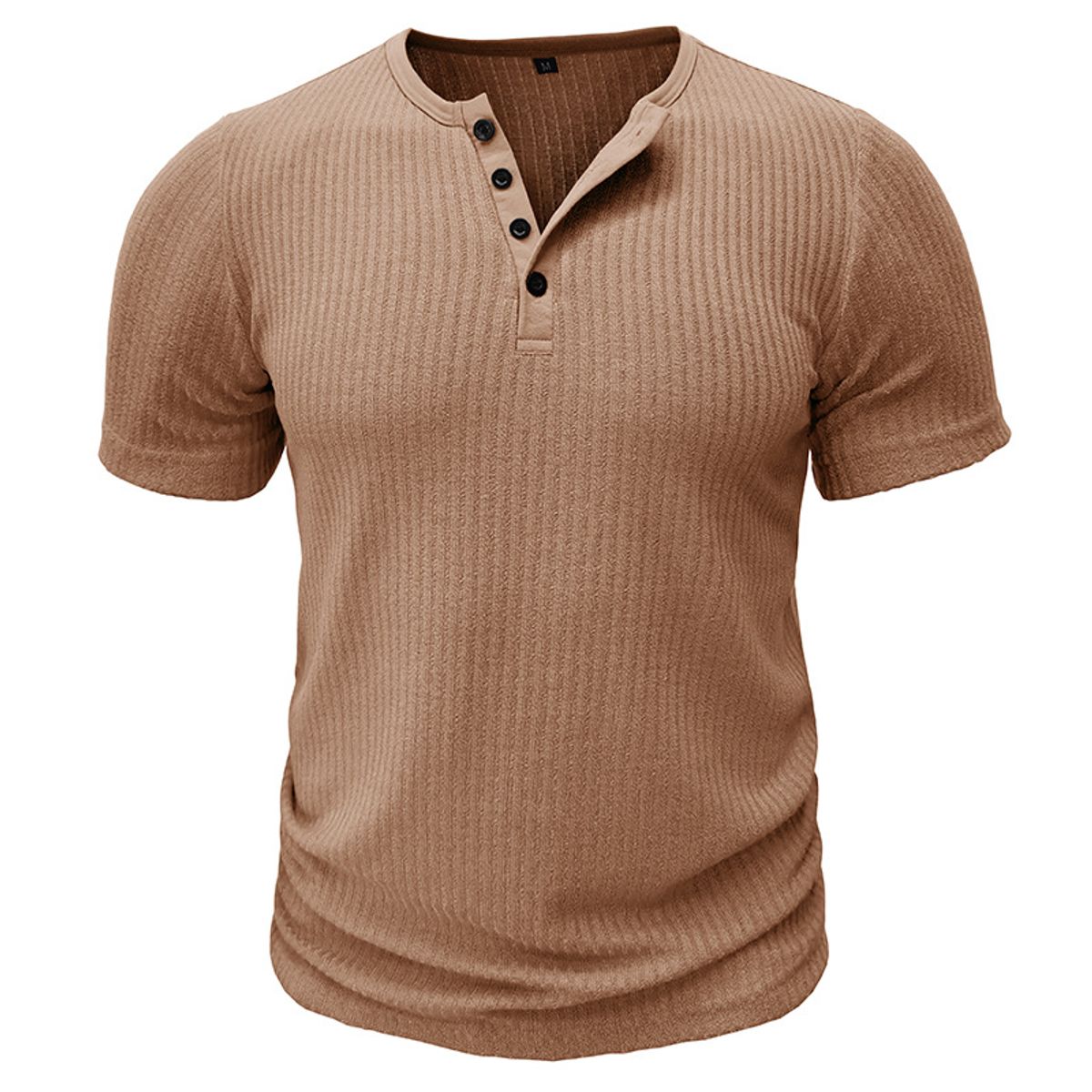BLWOENS - Camiseta de manga corta de verano para hombres - Beige