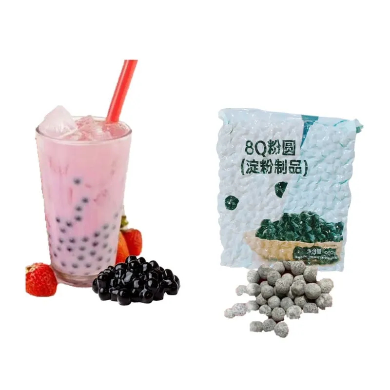 GENERICO - Perlas de Almidon de Tapioca Negro 900gr 8Q Tapioca Pearls