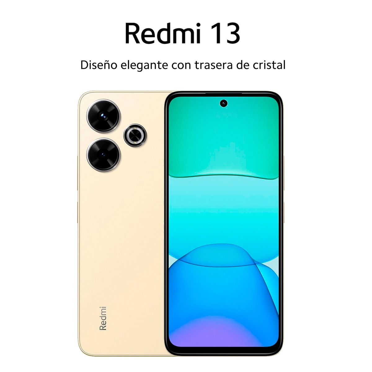 REDMI - REDMI 13 6GB RAM 128GB COLOR DORADO ARENA CON ESTUCHE RANGER DE REGALO