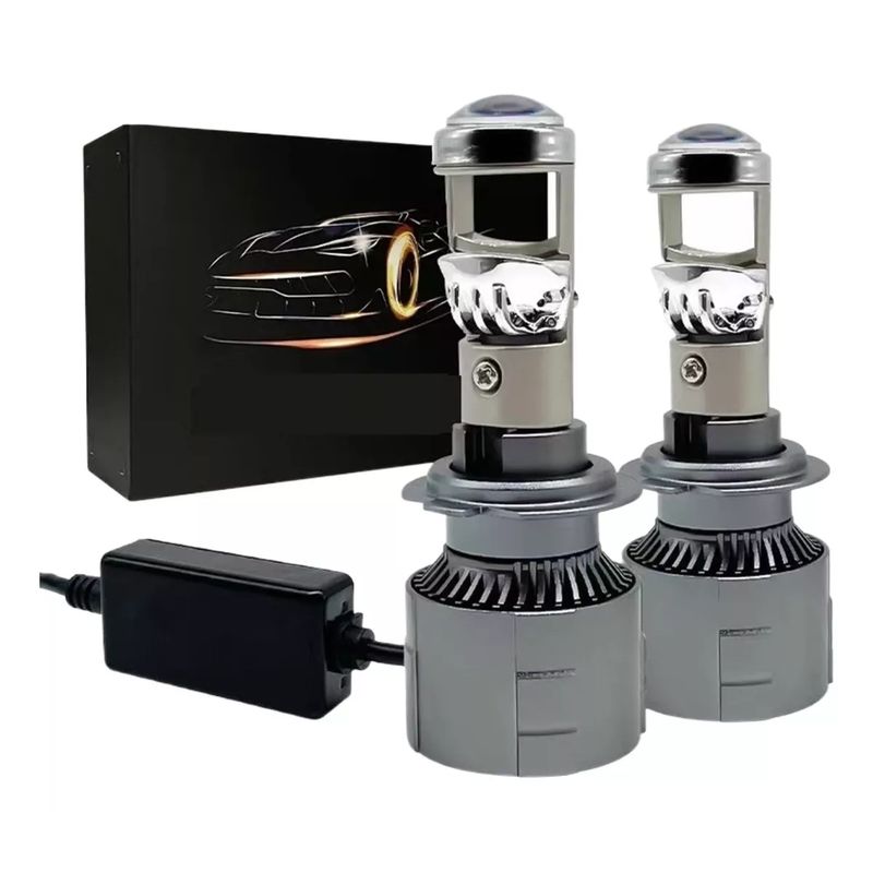 GENERICO - Foco Proyector Led Lupa H7 Auto