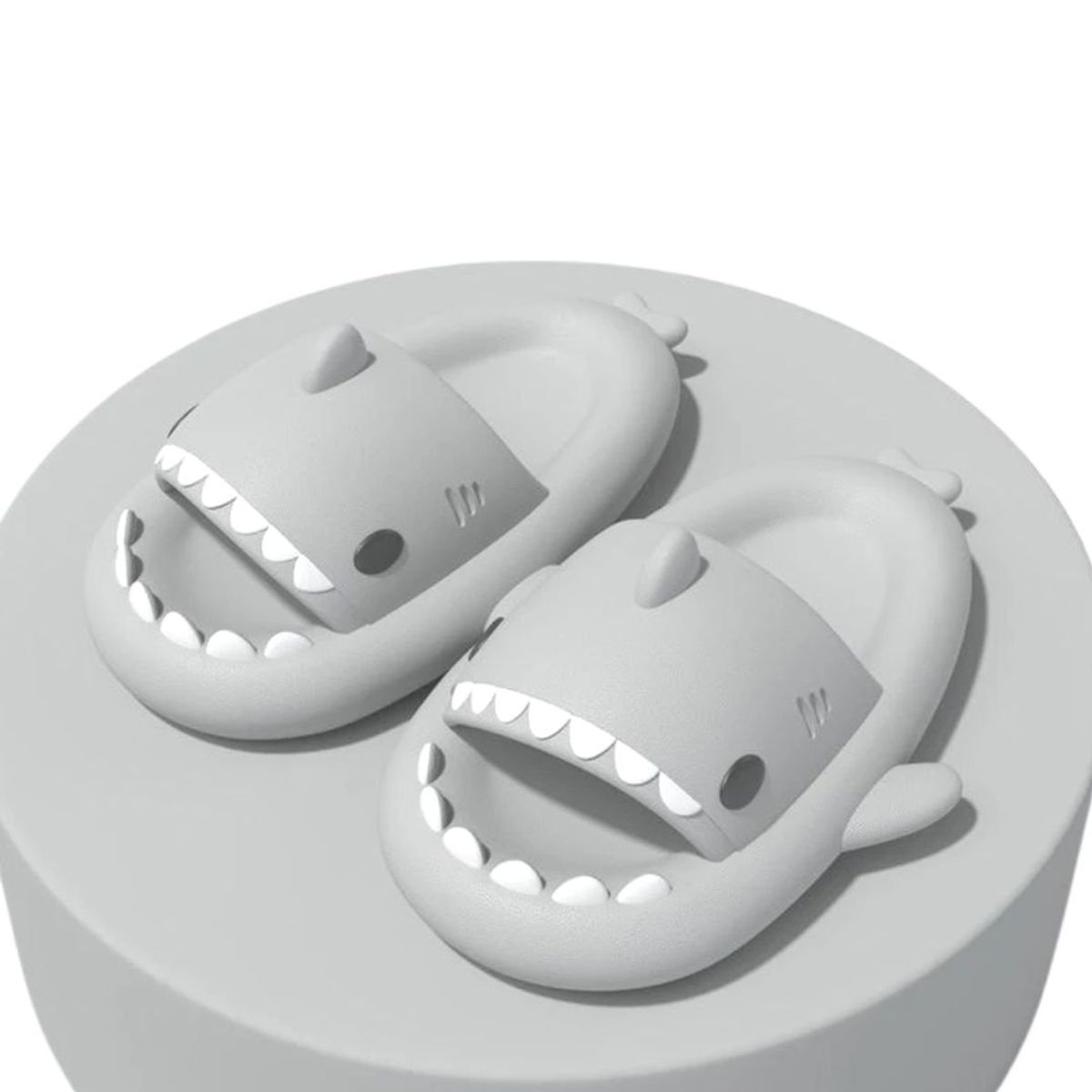 GENERICO - Sandalias Tiburon Gris Claro Talla desde 34 hasta 44