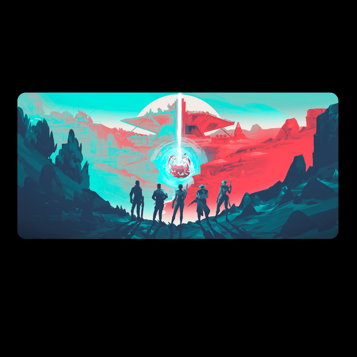 GENERICO - Mouse Pad Gamer Superficie Speed Waterproof XXL Valorant