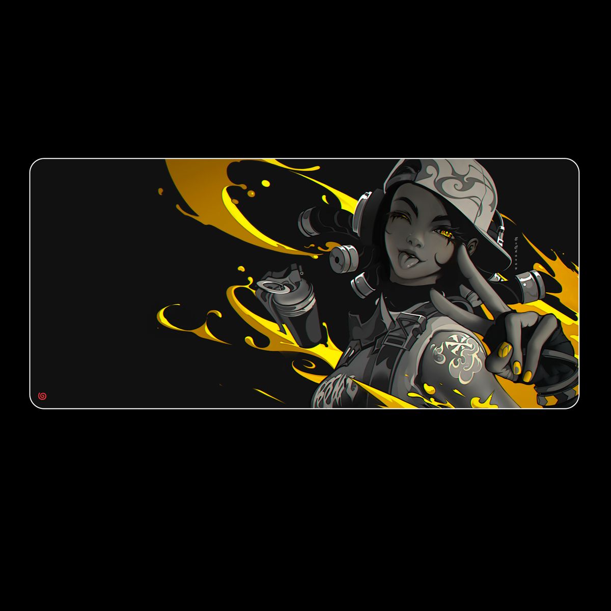 GENERICO - Mouse Pad Gamer Superficie Speed Waterproof XXL RAZE Valorant