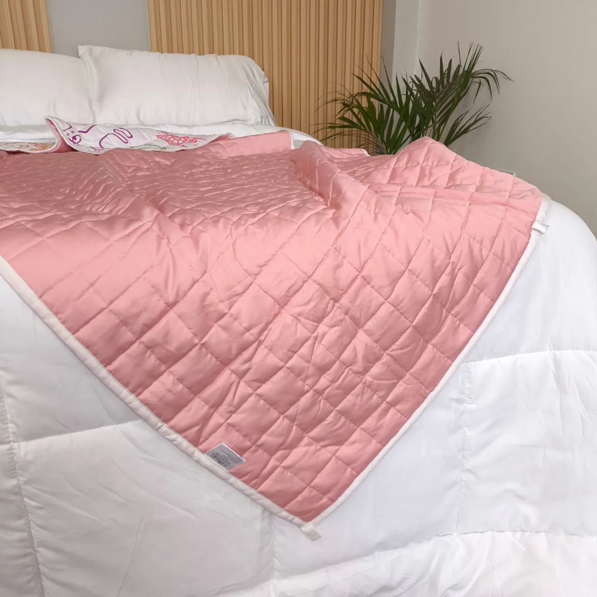 HYPNO HOME - Manta Pesada Antiestrés 2.3 Kg - Rosado