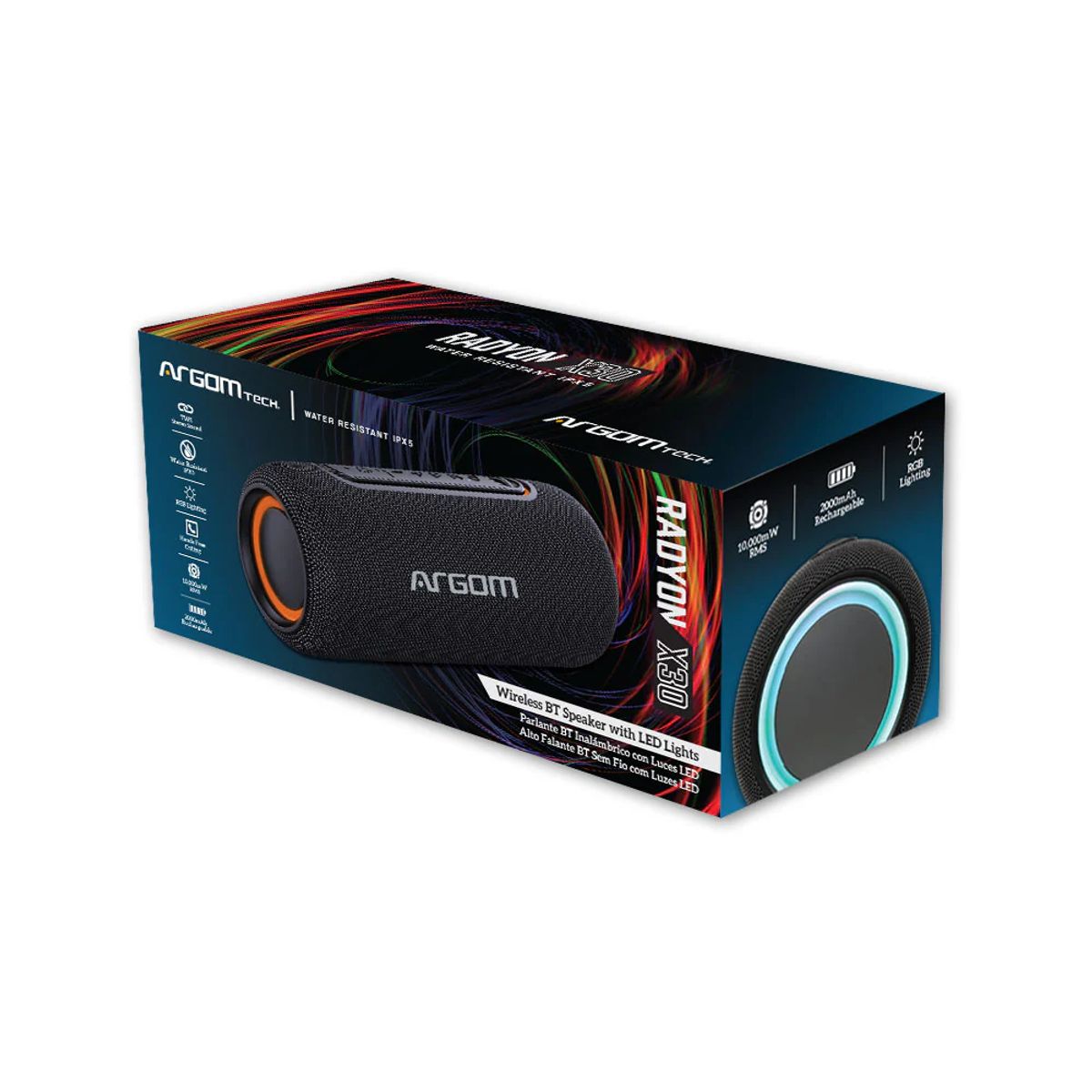 ARGOMTECH - PARLANTE RADYON X30 NEGRO ARGOM TECH