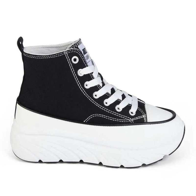 STHEF - ZAPATILLA MUJER STHEF CASUAL NEGRO 8036