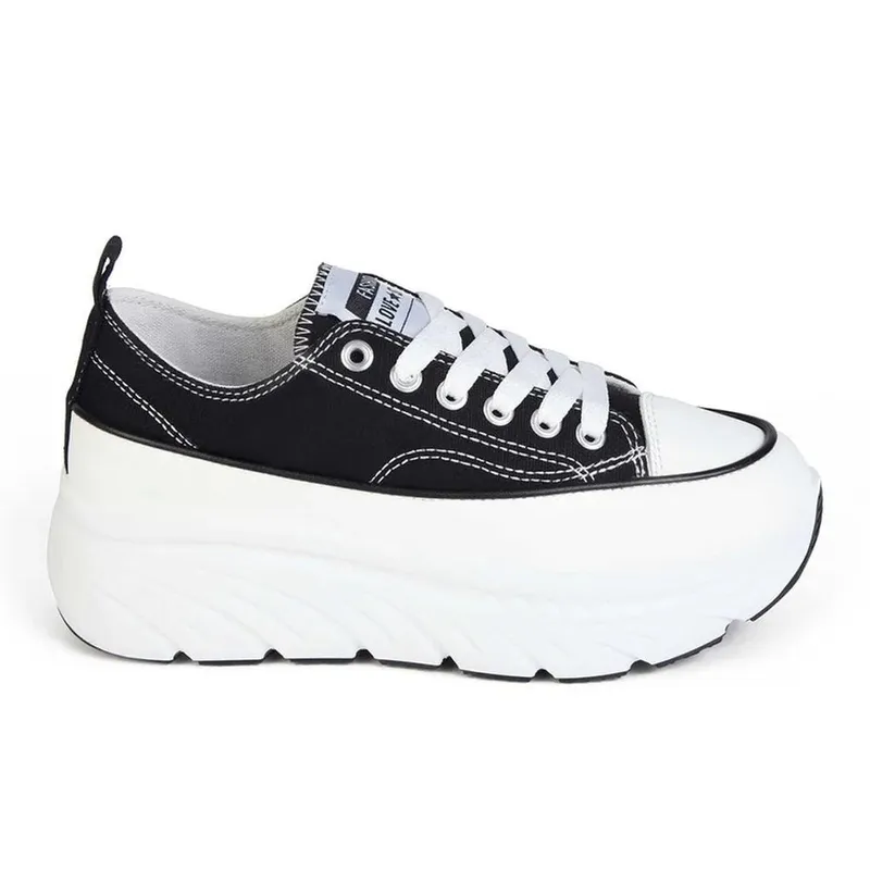 STHEF - ZAPATILLA MUJER STHEF CASUAL NEGRO 8037