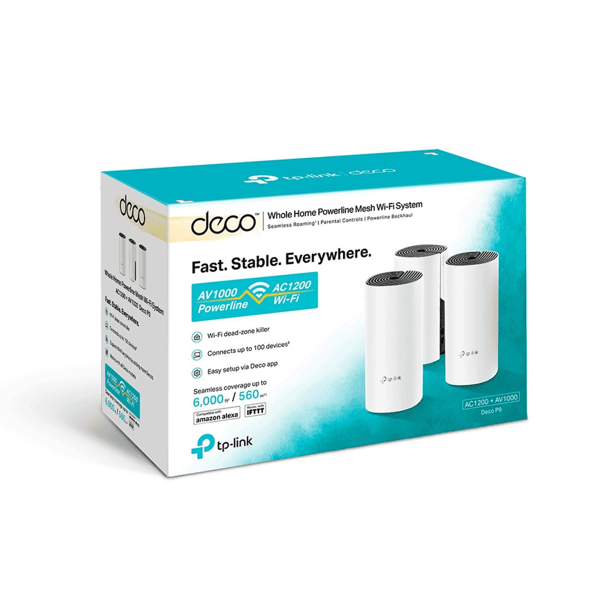 TP LINK - DECO P9-3 SISTEMA WIFI MESH AC1200 TP-LINK