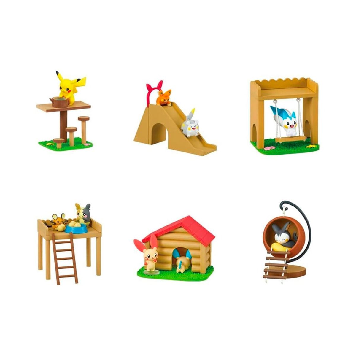 POKEMON - Pokemon Re Ment Playground 6 Pack Box