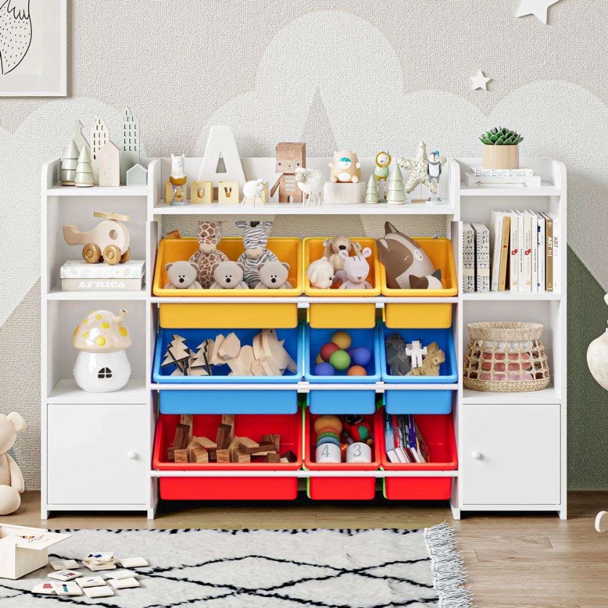 GENERICO - Librero Organizador Infantil Fionn Petrox Home