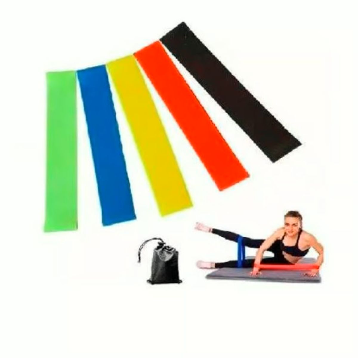 GENERICO - Combo Set de Ligas + Bandas Elásticas Reforzado