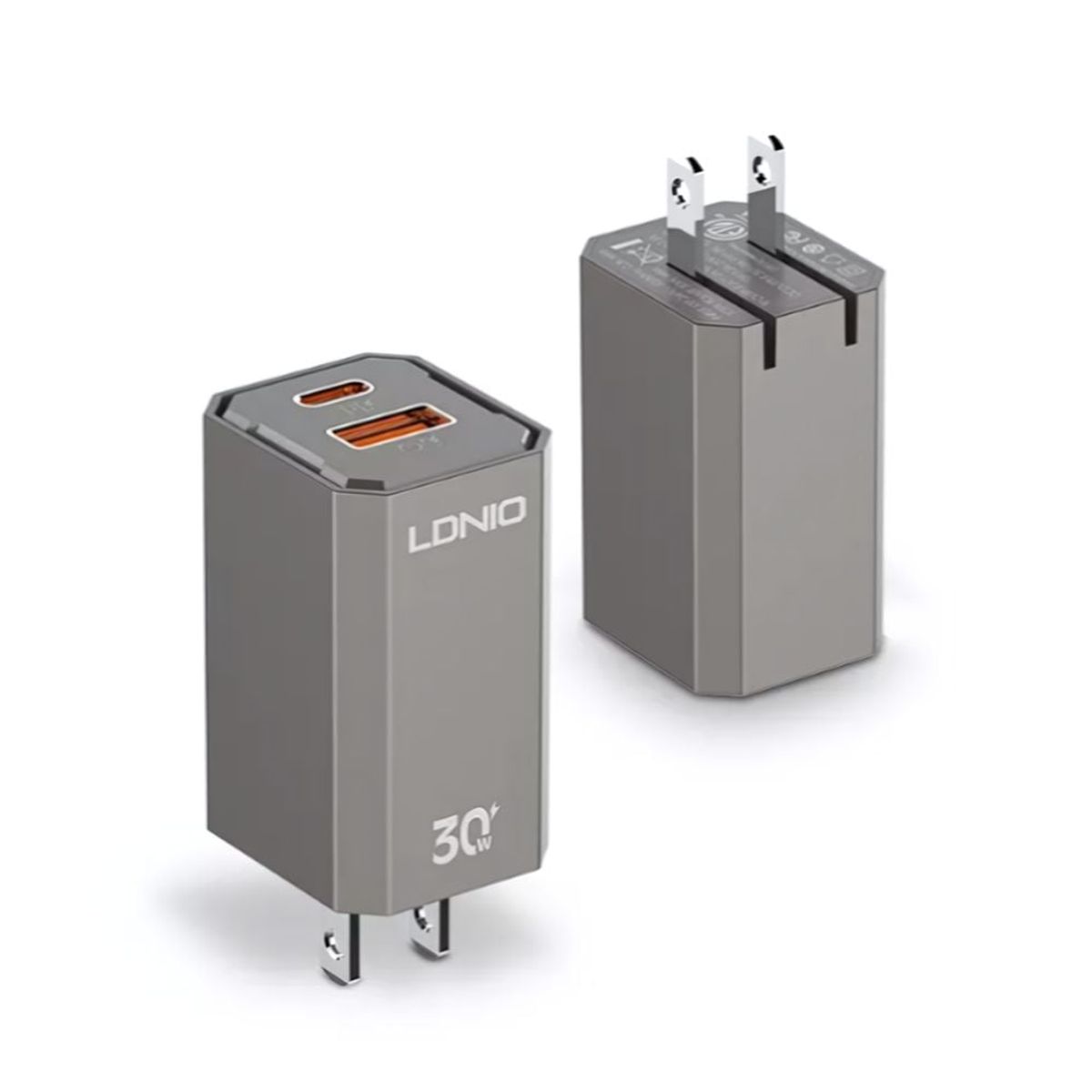 LDNIO - Cargador Carga Rápida 30W LDNIO A2527C Incluye Cable Tipo C a C