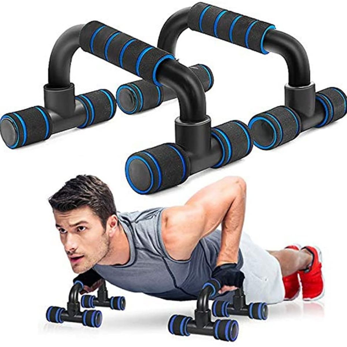 GENERICO - Push up bar basic barra para flexiones miniparalelas