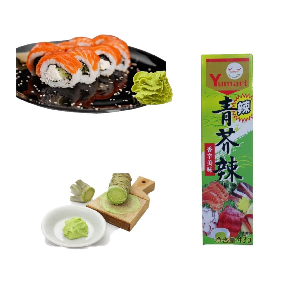 GENERICO - Pasta De Aji Wasabi 43gr Yumart