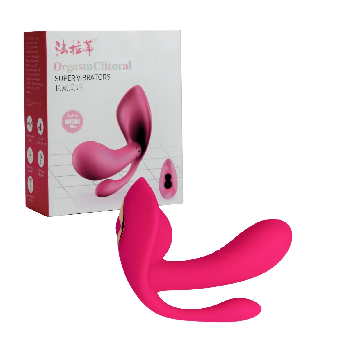 GENERICO - Vibrador Panty Estimulación Doble Control Remoto Rosado