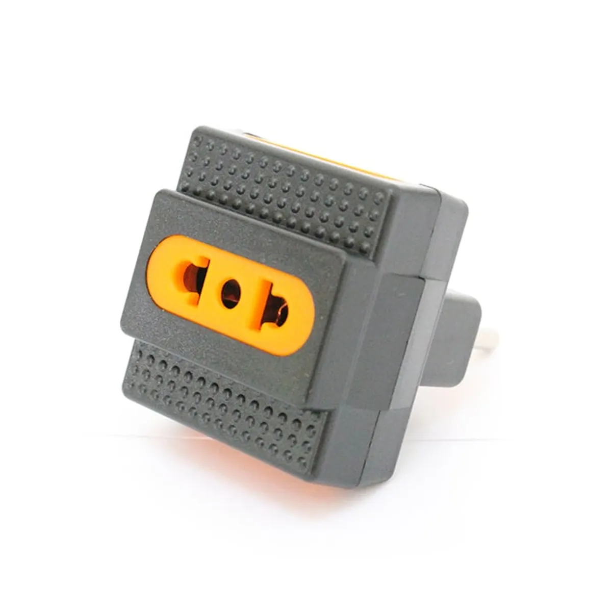 NACIONAL - ADAPTADOR  ENCHUFE TRIPLE UNIVERSAL  ROBOT 16 A 250V COLORES