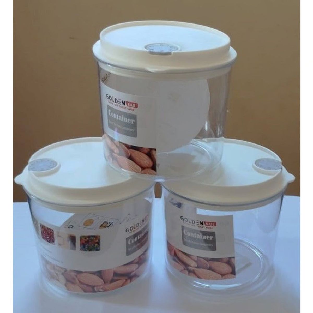 OTTOWARE - Set de 3 Contendedores de Alimentos