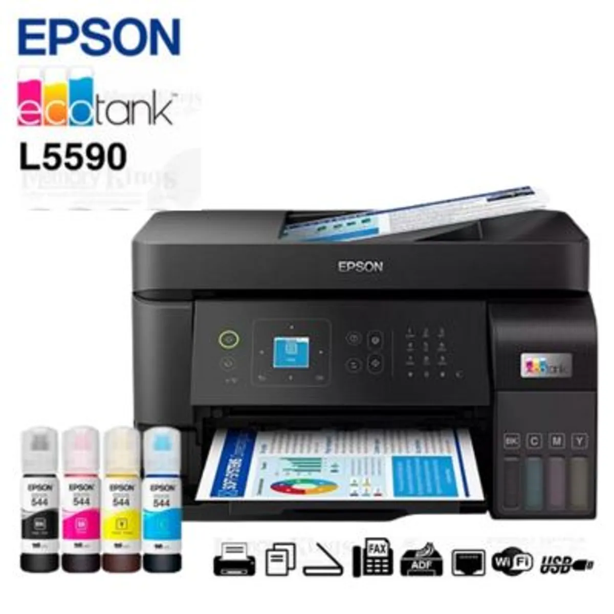 EPSON - IMPRESORA MULTIFUNCIONAL  EPSON  L5590 / WIFI / FAX /LAM