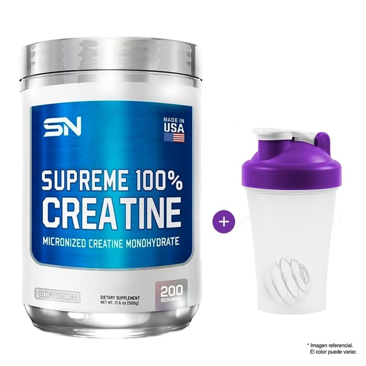 SUPREME NUTRITION - CREATINE MICRONIZED Creatina SUPREME NUTRITION 500 gr
