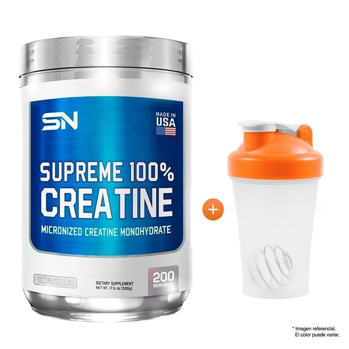 SUPREME NUTRITION - CREATINA Creatina Monohidratada SUPREME NUTRITION 500 gramos
