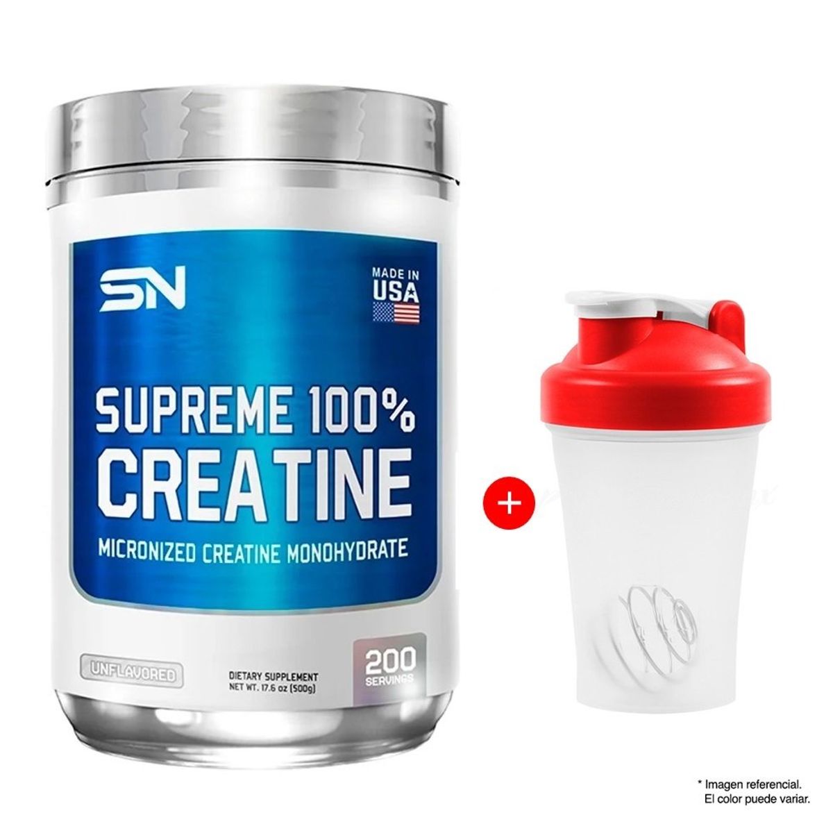 SUPREME NUTRITION - CREATINE CREATINA MONOHIDRATADA 500 GR SUPREME NUTRITION