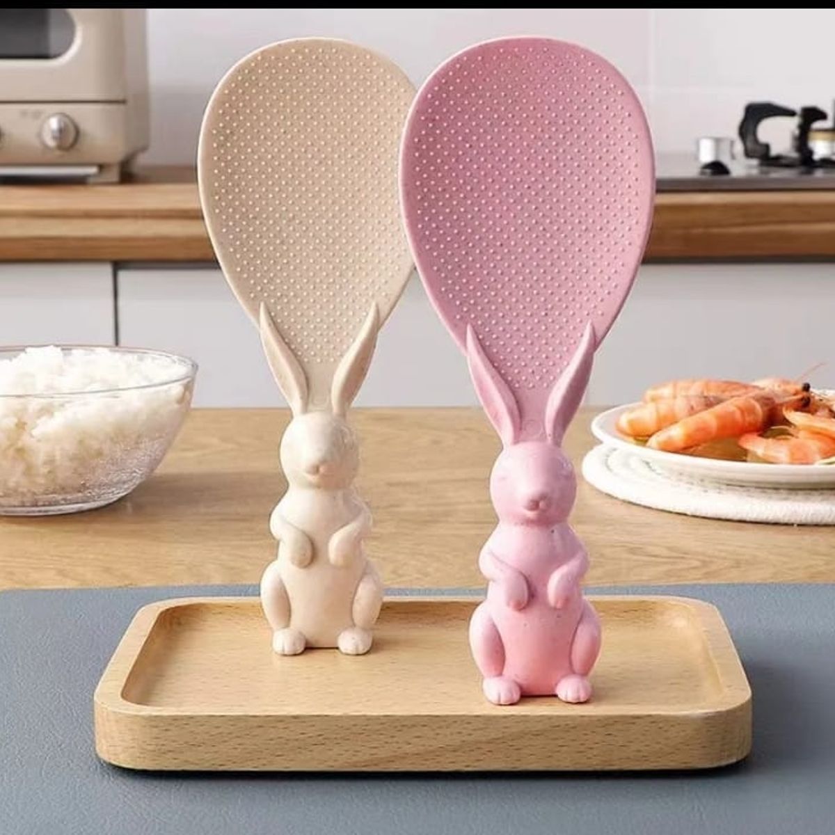 GENERICO - CUCHARON DE ARROZ ERGONOMICO CONEJO