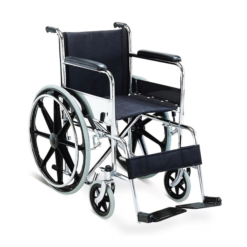 GENERICO - Silla de ruedas Standar importado Lona Aros PVC