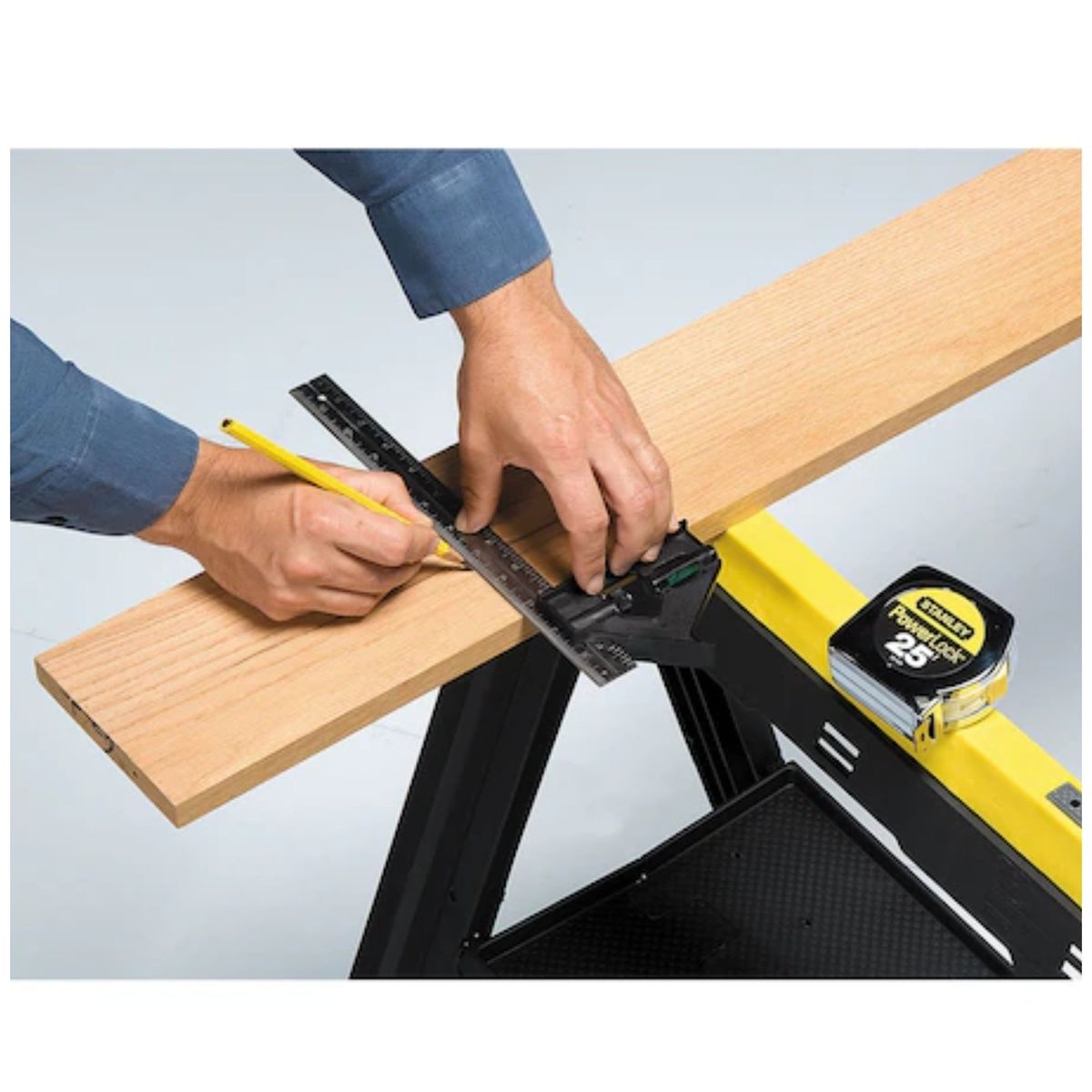 STANLEY - ESCUADRA DE COMBINACION 12" ESCUADRA NIVEL  STANLEY