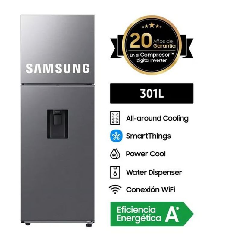 SAMSUNG - Refrigeradora Samsung TMF 301L RT31DG5220S9PE