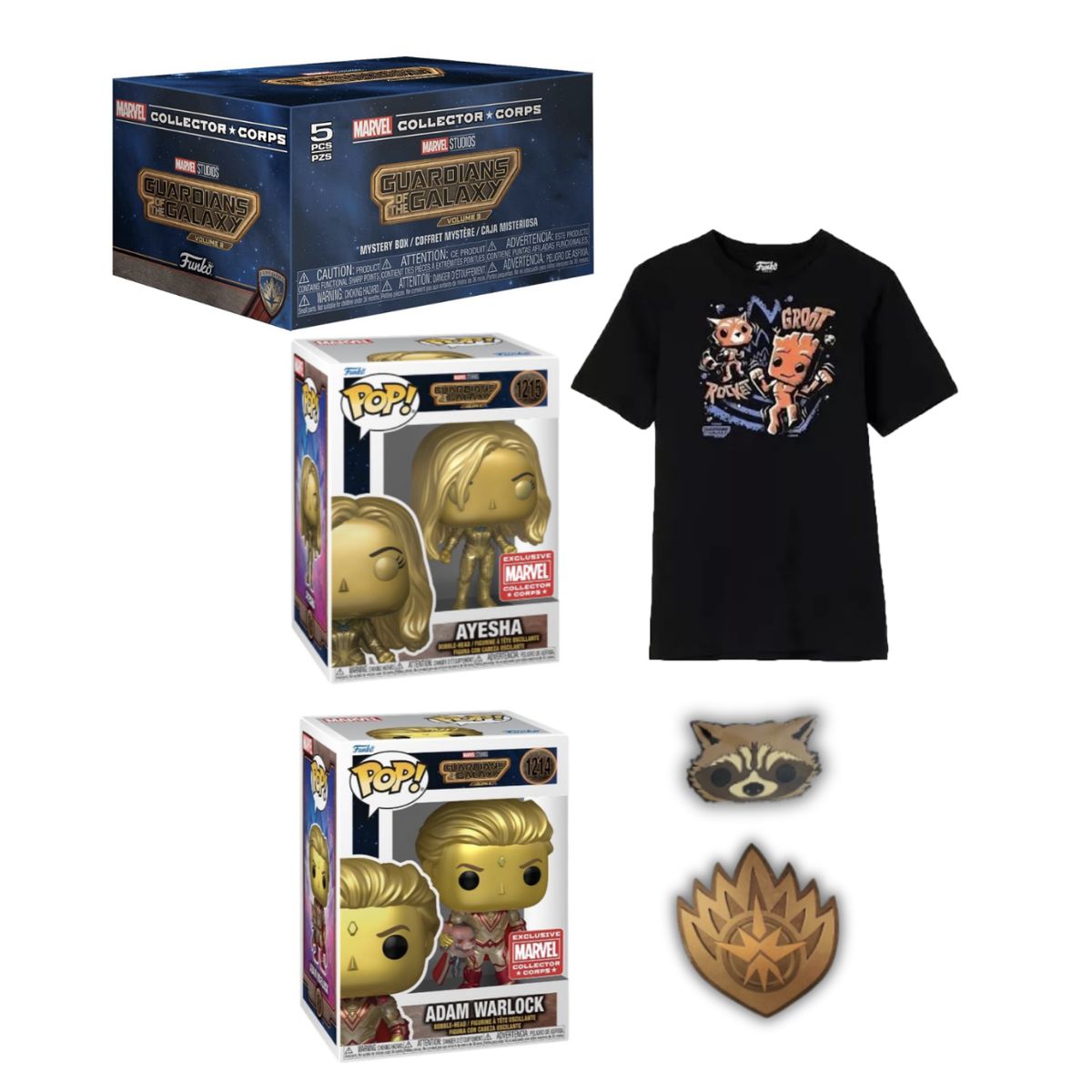 FUNKO - Guardianes de la Galaxia Funko Pop Collector Box Talla L