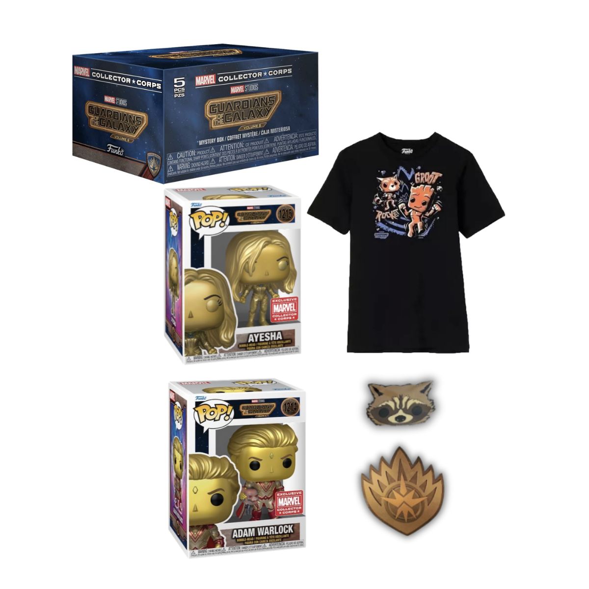 FUNKO - Guardianes de la Galaxia Funko Pop Collector Box Talla L