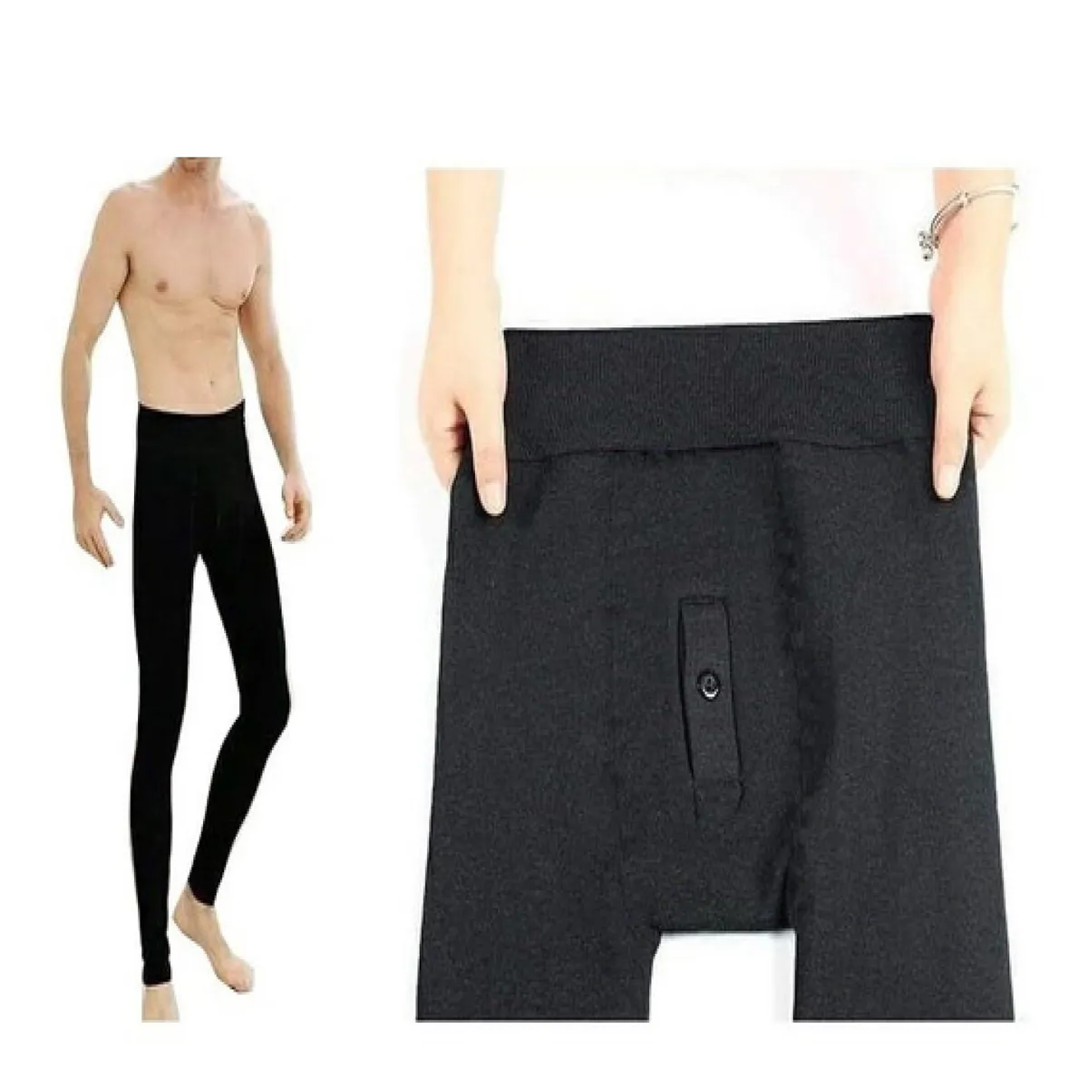 GENERICO - Pantalón Calentador Térmico Hombre Micro Polar