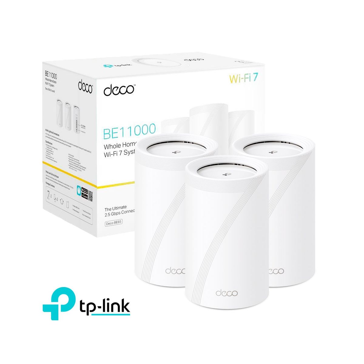 TP LINK - Tp-Link Deco BE65 3 Pack Mesh Sistema Wifi 7 BE11000