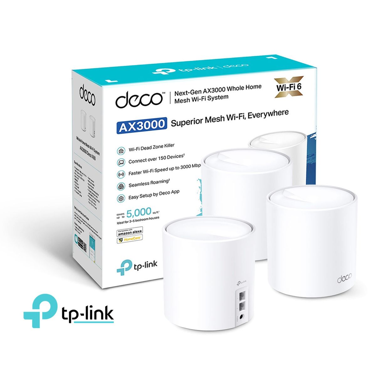 TP LINK - Tp-Link Deco X60 3 Pack Mesh Sistema Wifi 6 AX3000