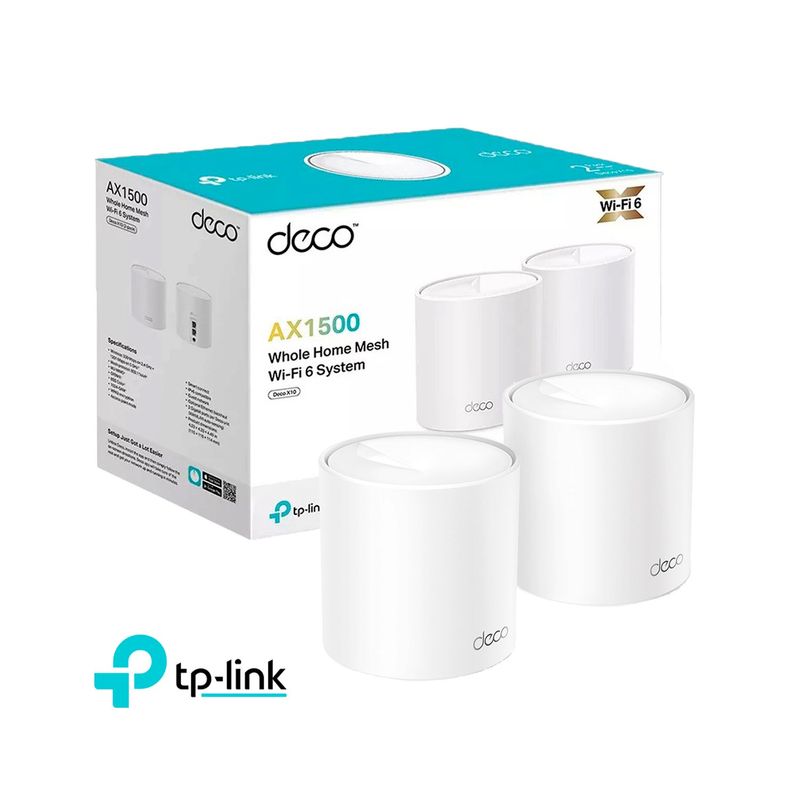 TP LINK - Tp-Link Deco X10 2 Pack Mesh Sistema Wifi 6 AX1500