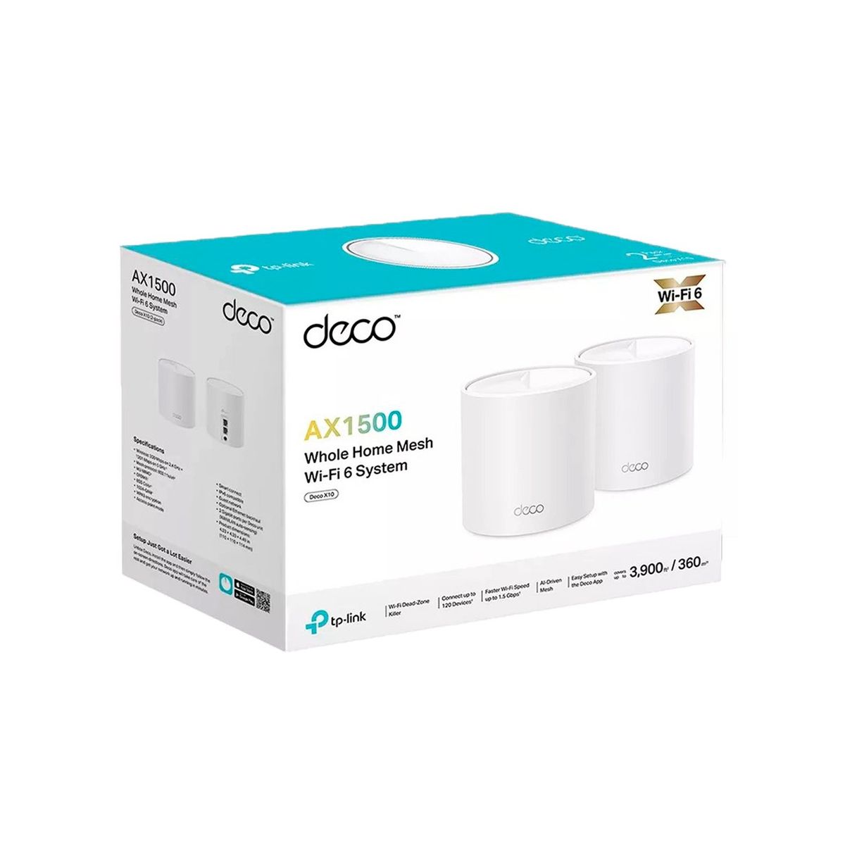 TP LINK - Tp-Link Deco X10 2 Pack Mesh Sistema Wifi 6 AX1500