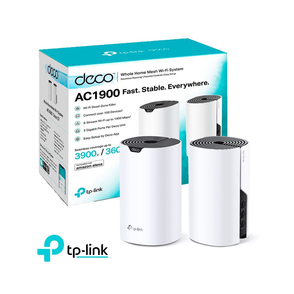 TP LINK - Tp-Link Deco S7 2 Pack Mesh Sistema Wifi 5 AC1900