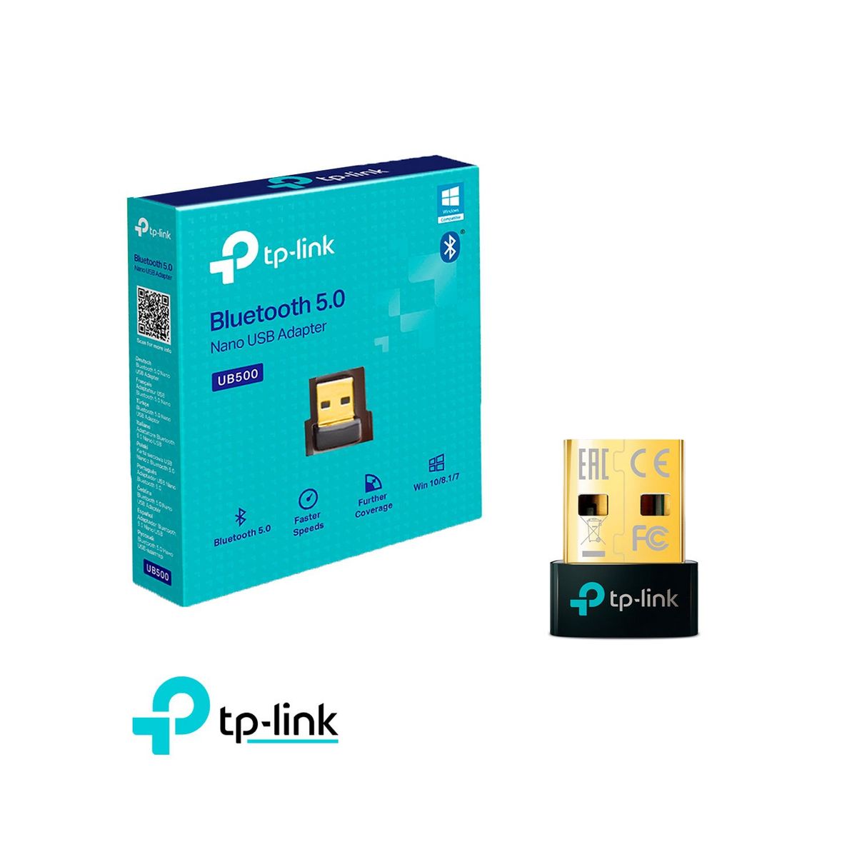 TP LINK - TP-Link UB500 Adaptador Nano Usb Bluetooth 5.0