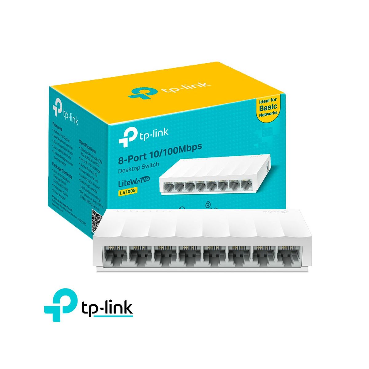 TP LINK - TP-Link LS1008 Switch de 8 Puertos 10/100Mbps