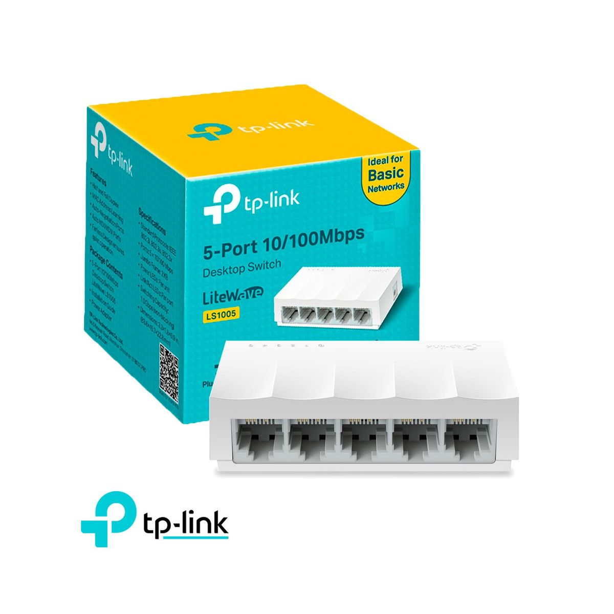 TP LINK - TP-Link LS1005 Switch de 5 Puertos 10/100Mbps