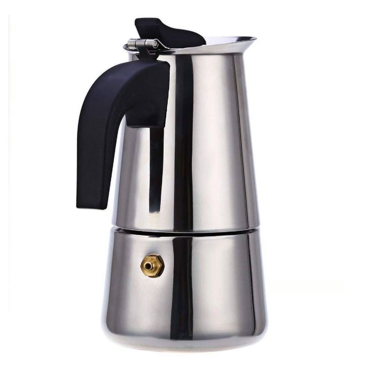 GENERICO - Cafetera Italiana 6 Tazas Acero Inox Espresso Make