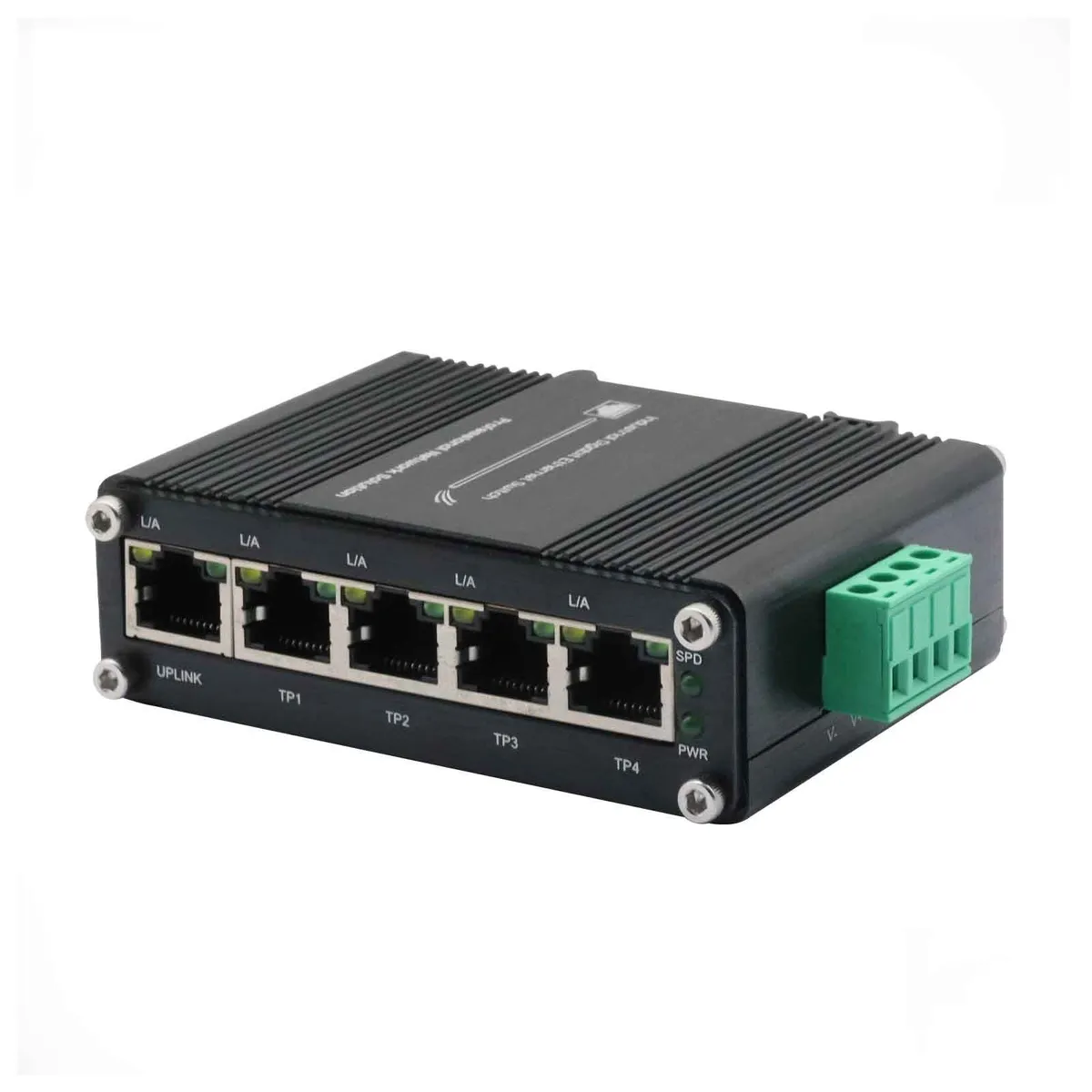 GENERICO - Switch Industrial 5-Port 101001000T Gigabit Ethernet no administrable