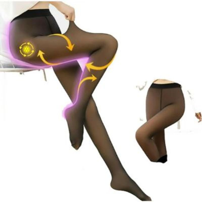 GENERICO - Panty Efecto Piel Térmica Calentador Traslucido