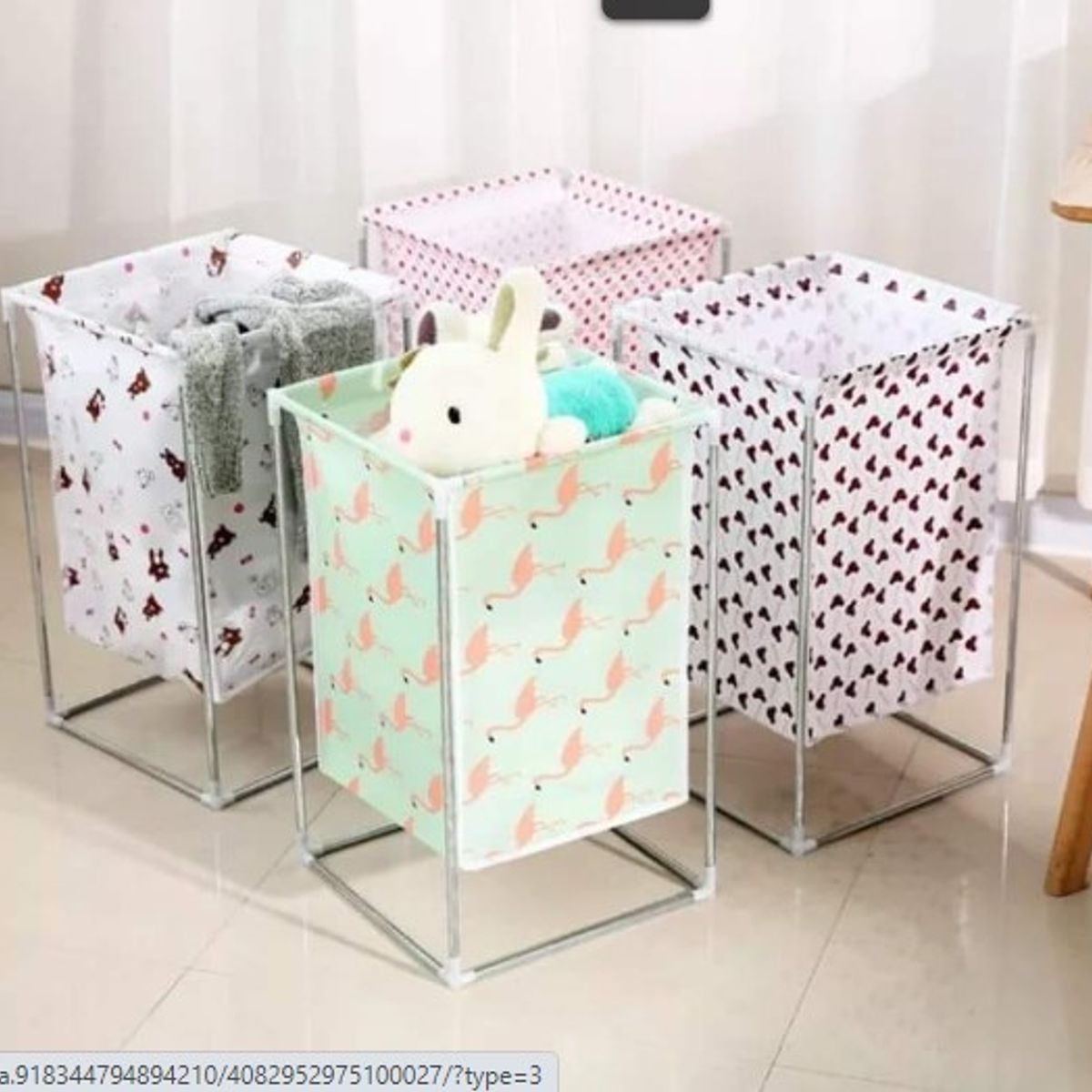 GENERICO - Cesta plegable para ropa sucia kawaii tendencia