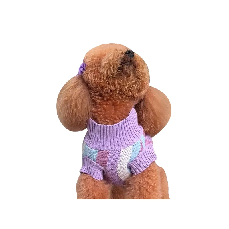 PRETTYPETS - SUETER ONDAS LILA M PARA MASCOTAS PRETTY PET