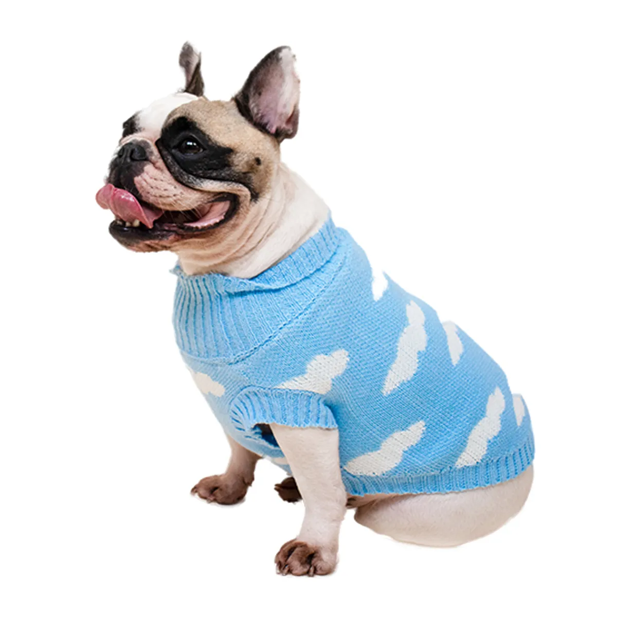 PRETTYPETS - SUETER NUBES CELESTE XS PARA MASCOTAS PRETTY PET