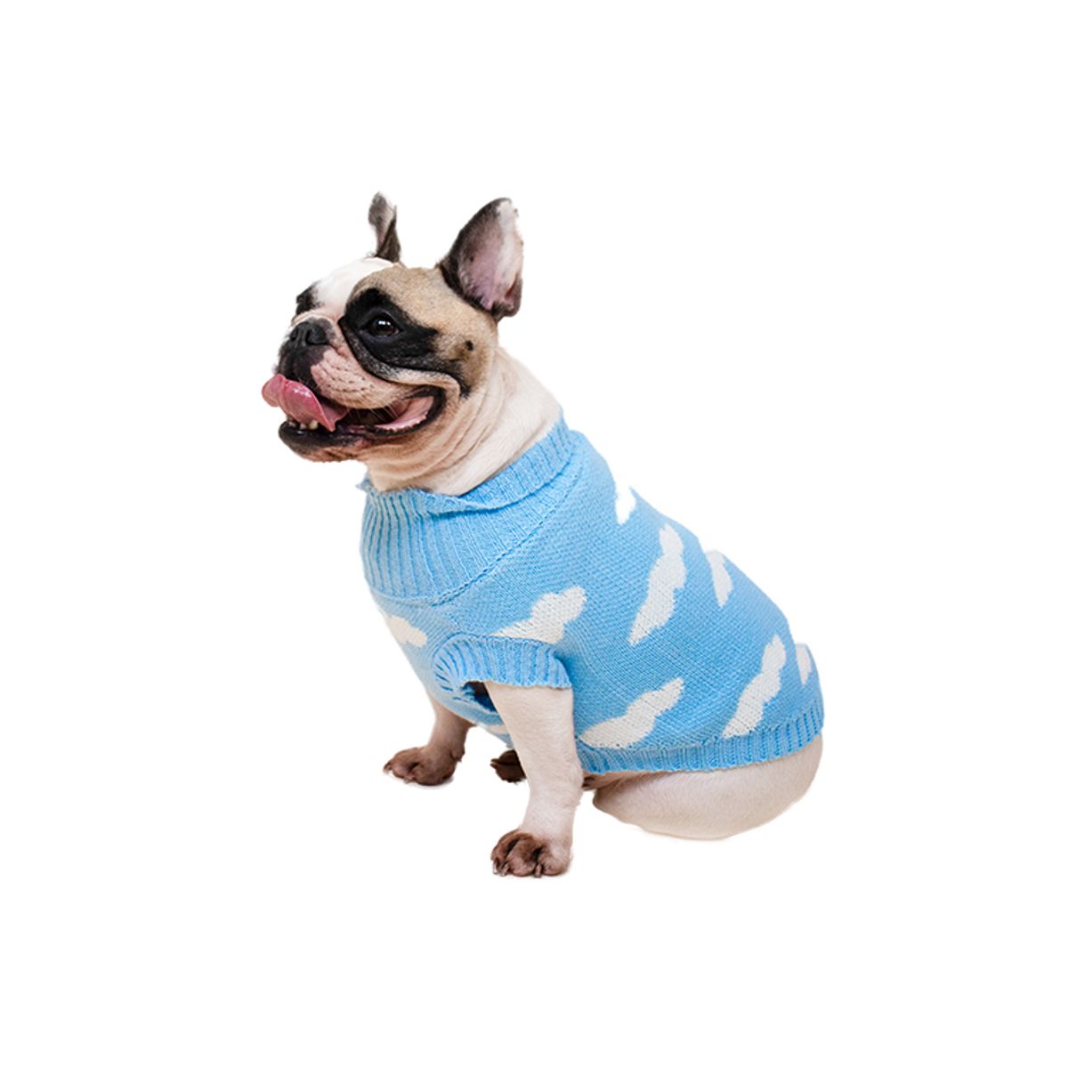 PRETTYPETS - SUETER NUBES CELESTE XS PARA MASCOTAS PRETTY PET
