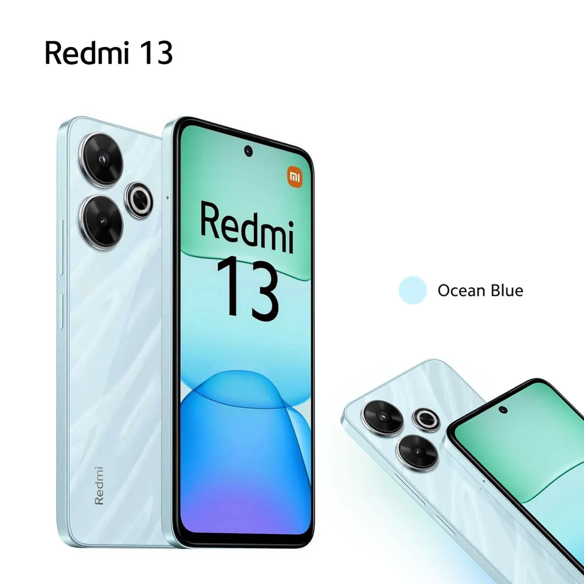 REDMI - REDMI 13 6GB RAM 128GB CÁMARA 108 MP COLOR AZUL OCÉANO CON ESTUCHE RANGER DE REGALO