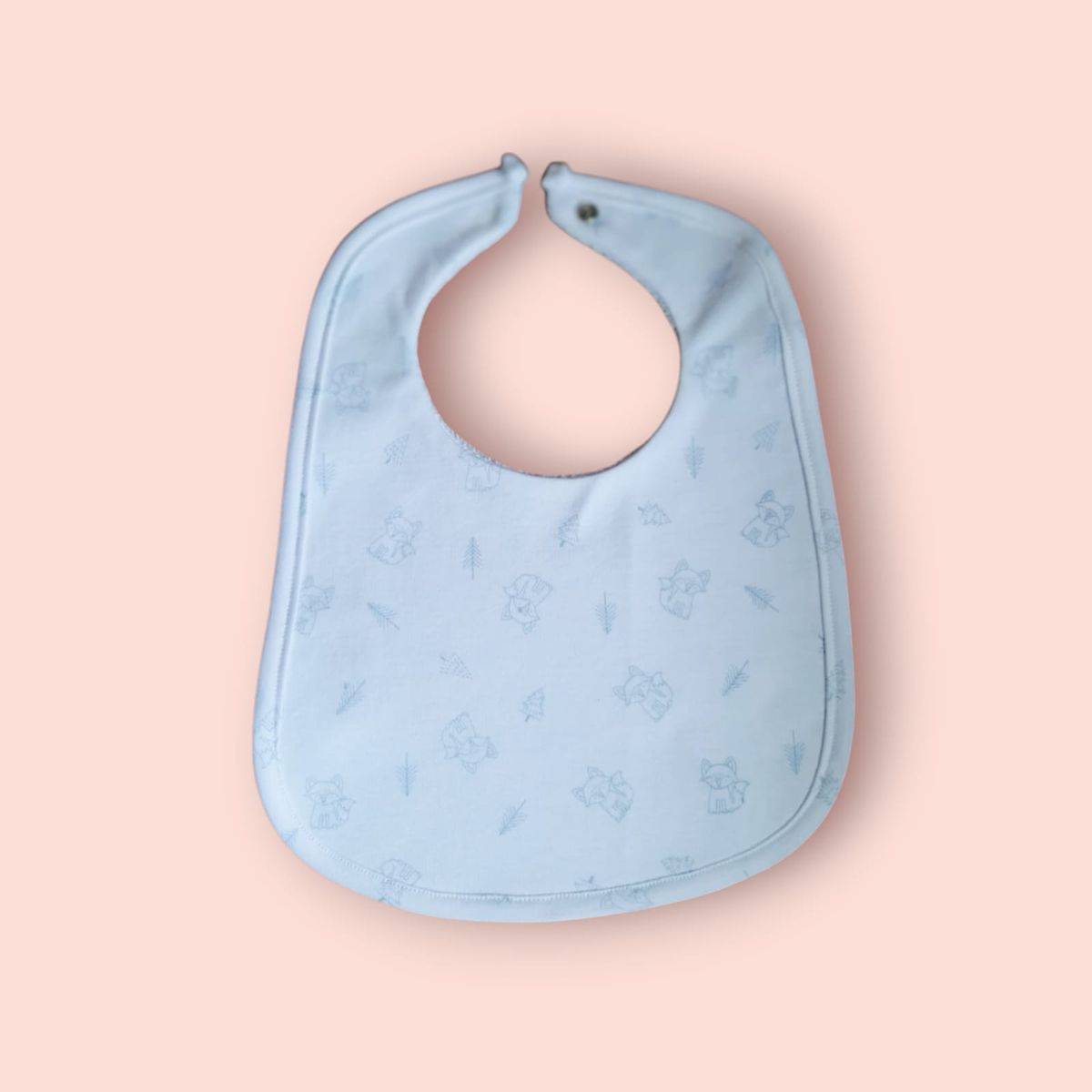 GENERICO - Babero en algodón pack x 3 para bebé niño - Multicolor